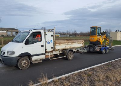 camionette pelleteuse